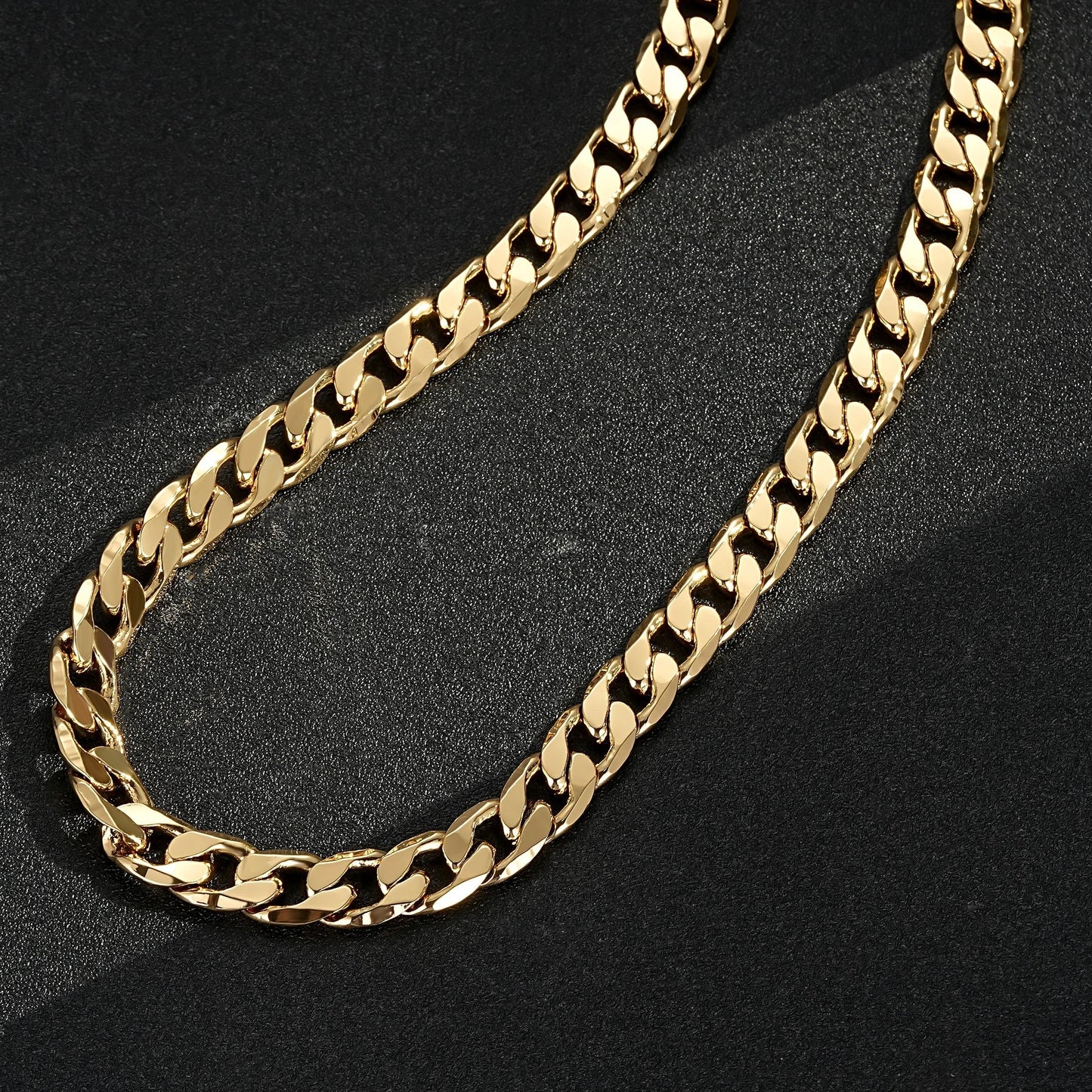 12mm Gold Filled Cuban Curb Chain Necklace